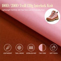 Tissu Oxford en nylon et polyester mélangé, enduit de PU, imperméable et durable, 100Dx200D, pour chaussures, sacs de voyage et tentes