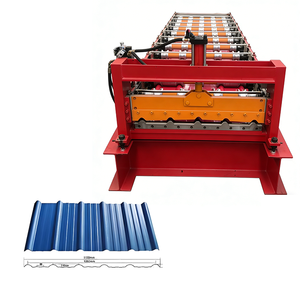 Yeni Popüler Çatı Kiremitleri Yapma Makinesi Tek Katmanlı Sırt Kiremit Şekillendirme Makinesi Çin'den - Product Image 1