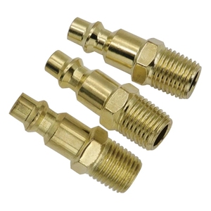 5 uds. Juego de acoplador rápido de 1/4 ", clavijas de enchufe de manguera de aire sólido, accesorios de conector de extremo de línea de manguera de aire giratorio para comprimir piezas neumáticas - Product Image 6