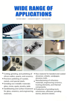 Abrasifs en carbure de silicium vert de qualité supérieure pour applications de meulage industriel