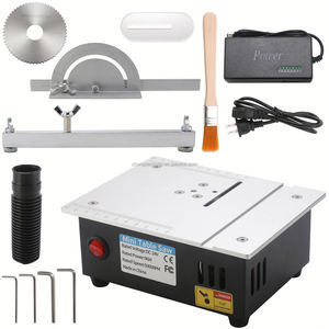 Sierra de Mesa Mini de Escritorio 110v/220v, Máquina de Corte Pequeña de 2 Pulgadas para Bricolaje, Puede Cortar Madera, Aleación de Aluminio, Kit de Sierra de Mesa Mini - Product Image 5