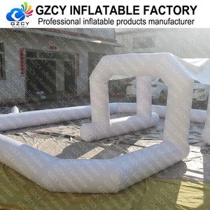 Pista de Carreras Inflable GZCY para Exteriores, Pista de PVC Inflable Personalizada para Niños, Fácil de Instalar, Uso Comercial - Product Image 3