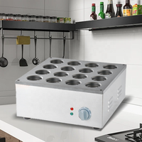 Chef Prosentials 16 Trous Gâteau Cuisson Machine Commerciale Industrielle Croustillante Roue Tarte Gaufrier Machine à Vendre