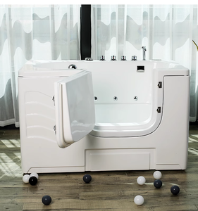 <span class=keywords><strong>Baignoire</strong></span> Spa pour Grands Chiens USMILEPET <span class=keywords><strong>avec</strong></span> <span class=keywords><strong>Porte</strong></span>, <span class=keywords><strong>Baignoire</strong></span> pour Animaux <span class=keywords><strong>avec</strong></span> Massage par Ondes, Ozone et Bain au Lait pour Salon de Toilettage d'Animaux - Product Image 6