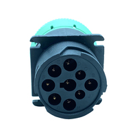 Connecteur de diagnostic personnalisé 9 broches J1939 Type2 Adaptateur mâle à femelle pour lecteurs de code
