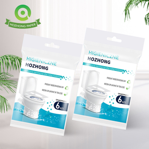 Housses de siège de toilette hygiéniques jetables 1/16 pliables pâte de <span class=keywords><strong>bois</strong></span> vierge housse de siège de toilette pour enfants 10 pièces housse de siège en pâte de <span class=keywords><strong>bois</strong></span> vierge - Product Image 1
