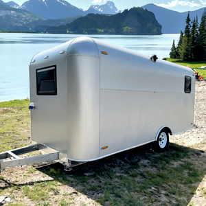 China OEM Commercial Multifunctional Aluminum Fiberglass Food Cart Trailer for Outdoor Street Vending - Product Image 1