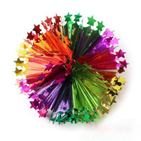 Guirlande de fleurs Star Tinsel Holiday New Years Party Décorations suspendues Fournitures d'intérieur et d'extérieur Disco Party