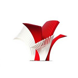 Letrero de Acero Inoxidable para Esculturas, Proyectos de Jardinería y Paisajismo, Metal con Corte Espejo de Forma Irregular, Estilo Creativo y Moderno - Product Image 1