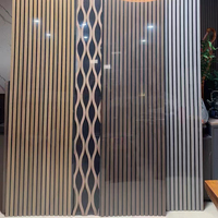 Panneau acoustique mural en bois moderne Akupanel, lattes en chêne naturel, écologique, insonorisant, 22 mm d'épaisseur, panneau acoustique intérieur