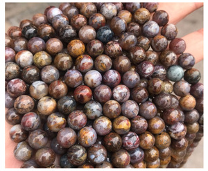 Usine pierre précieuse guérison cristal naturel pierre précieuse perles rondes en vrac 8mm haute qualité pierres précieuses perles <span class=keywords><strong>pietersite</strong></span> - Product Image 3