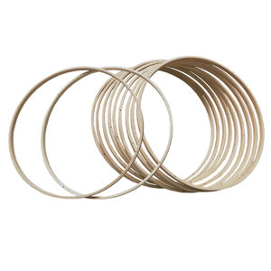 En gros, Anneau en <span class=keywords><strong>bois</strong></span> de hêtre rond brut pour <span class=keywords><strong>mobile</strong></span> de berceau de bébé, artisanat macramé, pour attrape-rêves et couronnes florales - Product Image 1