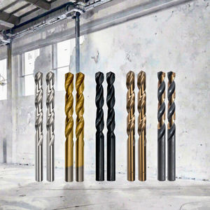 Conjunto de Brocas HSS M35 com Haste Reduzida e Acabamento em Alumínio, com Cabo Reto para Perfuração de Metal - Product Image 3