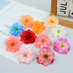 Flores de Camelia Simuladas de Dongchen Crafts, Flor de Seda de 5.5 cm de Diámetro, Material para Manualidades, para Hacer Horquillas y Tocados - Product Image 3