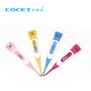 고감도 빠른 읽기 LCD 화면 온도계 의료 방수 전자 프로브 온도계 - Product Image 2