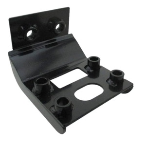 Support de fixation soudé en métal de précision <span class=keywords><strong>sur</strong></span> <span class=keywords><strong>mesure</strong></span>, support de fabrication en acier au carbone thermolaqué noir pour châssis automobile - Product Image 1
