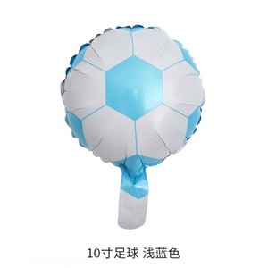 Vente entière 10 pouces <span class=keywords><strong>noir</strong></span> rouge <span class=keywords><strong>bleu</strong></span> ballon de football mini ballon de football pour la décoration de fête de réunion sportive - Product Image 2