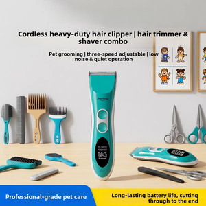 Cortadora de Pelo Profesional para <span class=keywords><strong>Perros</strong></span> Shernbao <span class=keywords><strong>CAC</strong></span>-878 para Uso en Salón, Inalámbrica, de Acero Inoxidable, Bajo Ruido, Recortadora de Pelo para Mascotas Grandes - Product Image 1