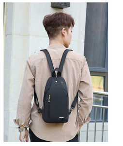 Bolso Bandolera Cruzado Antirrobo Impermeable para Hombre con Puerto de Carga USB, Nuevo Estilo Unisex al por Mayor - Product Image 6