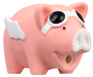 Jouet en peluche en latex pour <span class=keywords><strong>chien</strong></span>, cochon bouclé, simulation de cochon qui couine, activé par la pression, résistant aux morsures, jouet sonore pour le nettoyage des dents, petit jouet alimentaire - Product Image 3