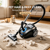 Aspirateur à fil de haute qualité 4L 2000W, type sec pour le nettoyage domestique des poussières