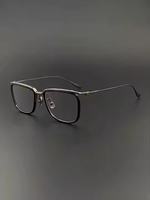 Vente en gros d'usine, monture de lunettes de lecture classique noire personnalisable pour hommes et femmes, visage en diamant, verre optique correcteur optiquement