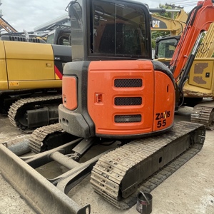 Miniexcavadora Usada HITACHI ZX55U de 5.5 Toneladas, Excavadora Hidráulica de Orugas, Maquinaria de Construcción - Product Image 4
