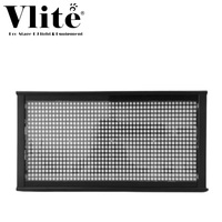 Luz Estroboscópica Vlite de 250W, 960 LEDs RGBW de 8 Segmentos, Controlada por DMX512, de Aluminio y Plástico, para Uso en Escenarios