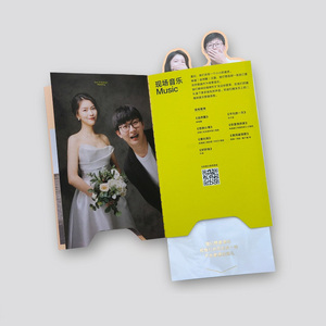 Sang trọng gấp ràng buộc mời tập sách in ấn thiết kế mới tùy chỉnh độ chính xác cao bù đắp chất lượng giấy dịch vụ đảm bảo - Product Image 4