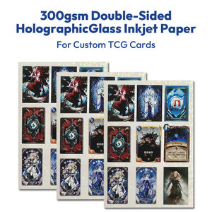 Papel Holográfico Profesional de Doble Cara de 300 g/m², Colorway 2026, para Tarjetas Coleccionables, de Intercambio y de Juego Personalizadas - Product Image 5