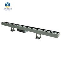 Projecteurs LED extérieurs super lumineux étanches IP65 220V 110V 24W 48W 96W RGBW DMX à faisceau étroit pour éclairage mural