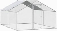 Cage de stockage de volaille en métal robuste et durable poulailler qui protège les poulets canards lapins des attaques serpents faucons