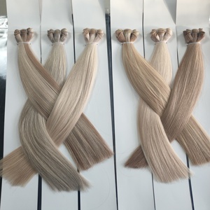 Máquina para hacer extensiones de cabello al por mayor de Jasmine Factory, extensiones de cabello humano, trama de volumen, cabello virgen, extensiones de cabello ruso - Product Image 2