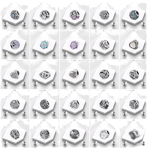 Abalorios de Plata 925 de Alta Calidad para Hacer Joyas, Colgantes Finos al por Mayor, Cuentas de Margarita, Cuentas Sueltas con Forma de Corazón y Árbol Genealógico - Product Image 4