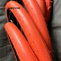 Pneu tubeless HIGOCHI pour moto, type spécial anti-crevaison basse pression, 18-21 pouces, rouge, Enduro Race tout-terrain