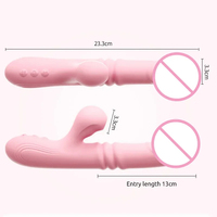 Teleskop 2 IN 1 Saugvibrator Dildo Vibrator Klitoris saugen G-Punkt Stimulation Vibrator Damen Sexspielzeug Erwachsenenprodukte