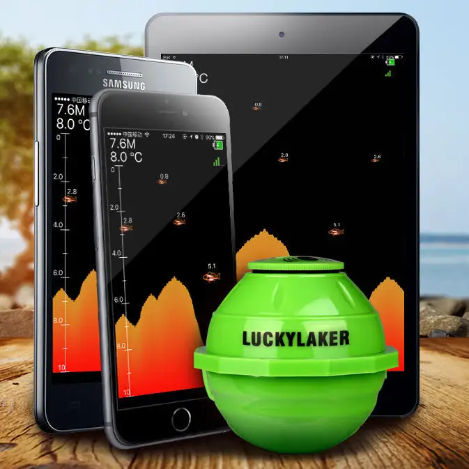 Ponsel pintar OEM baru Android Sonar pencari ikan & IosFish Bluetooth Cerdas memancing Visual ikan