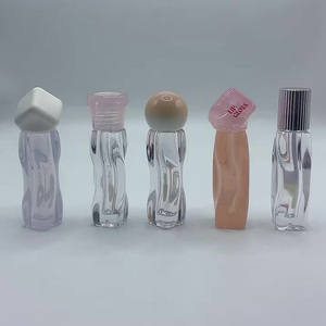 Tubes de gloss à lèvres vides avec applicateur à pointe de brosse, graphiques personnalisés - Product Image 1