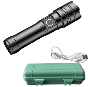 Заводская низкая цена Алюминиевый светодиодный фонарик цифровой дисплей напряжения белый лазерный источник света фонарик - Product Image 6