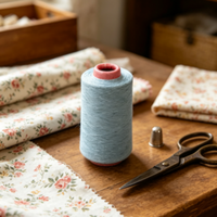 Wholesale Factory Price 100% Pure Polyester Raw High Tenacity Spun Yarn for Industrial Sewing and Knitting