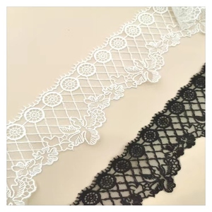 Bán buôn tinh tế chất lượng cao hoa thêu ren TRIM cho phụ nữ ăn mặc Tulle guipure ren TRIM - Product Image 5