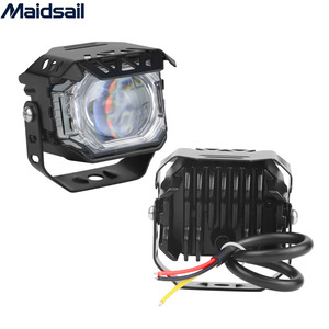 Nouveaux phares LED pour voiture, projecteurs pour <span class=keywords><strong>moto</strong></span>, feux de proche et de lointain, et feux de détresse. - Product Image 1