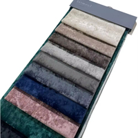 Vente flash : Tissu en velours hollandais uni, technique de tricotage anti-boulochage, 100% polyester, pour la literie