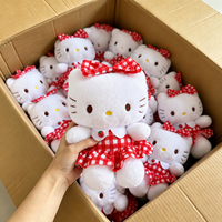 Vente chaude usine : Poupées et mini jouets en peluche Hello Kitty Anime de 8 pouces, jouets pour machine à griffes de carnaval pour filles