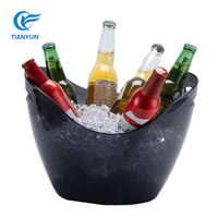 Produits Tendances 2026 : Seau à Glace en Plastique PS Durable pour Bar et Fêtes