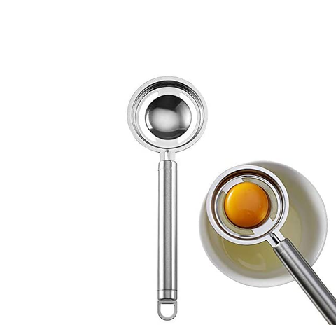 Stainless Steel Egg Separator White Filter Food Grade Egg Divider Egg Yolk Separator
