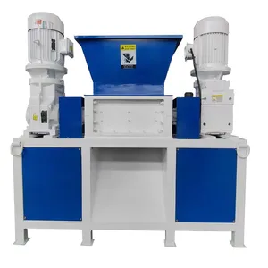 Usine directe industrielle ferraille carton métal plastique pneu Double arbre déchiqueteuse Machine pour le recyclage des déchets