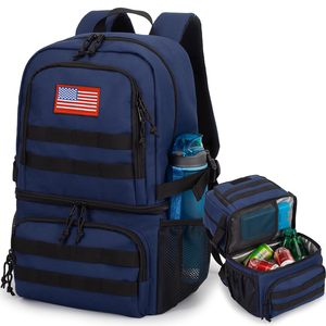 Custom Large Polyester Waterproof <b>Cooler</b> Thermal Insulated Soft Ice <b>Cooler</b> <b>Backpack</b> Fishing 24L Lunch Bag - Product Image 6