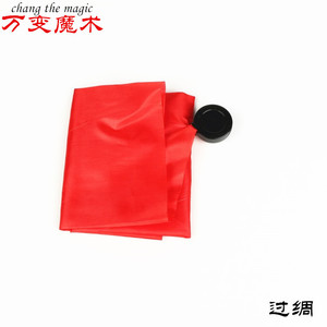 ผ้าพันคอไหมสีแดง ขนาด 35x35 ซม. อุปกรณ์มายากลสำหรับนักแสดงริมถนน - Product Image 3