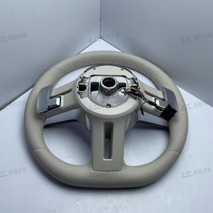 Volante Deportivo de Fibra de Carbono y Cuero Genuino Marrón, Venta al Por Mayor de Fábrica, para Mercedes-Benz W212 E300 G500, Ajuste Universal - Product Image 4